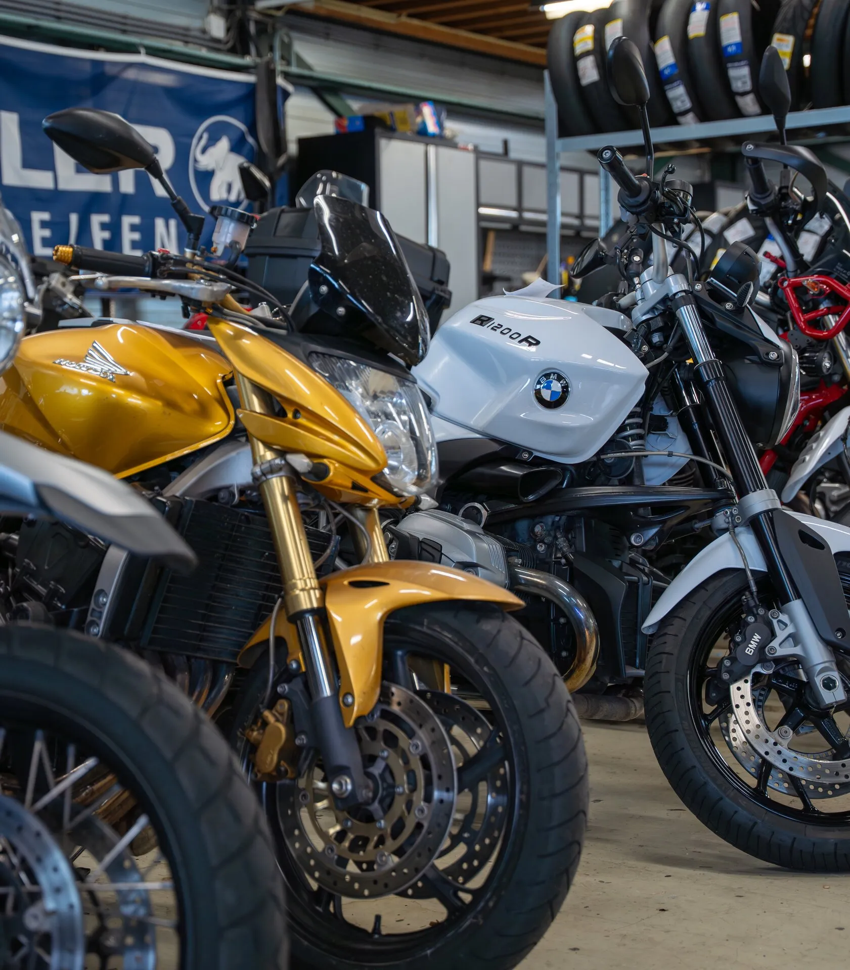 Winterstalling de Vegt motoren 3